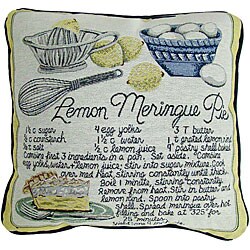 Lemon Meringue Tapestry Pillows (Set of 2).