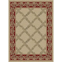 Transitional Ivory Vine Rug (2'7 x 4'1)