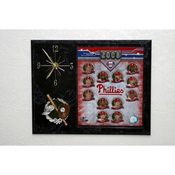Philadelphia Phillies Baseball Picture Clock