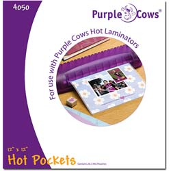 Purple Cows Lamination Pouches Value Pack (Set of 100)