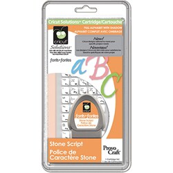 Cricut Stone Script Solution Cartridge