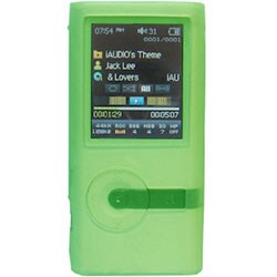 Cowon iAudio U5 Green Silicone Skin Case Cover