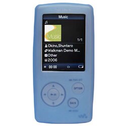 Sony Walkman Blue Silicone Skin Case