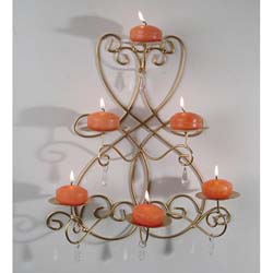 Golden Heart Wall Sconce