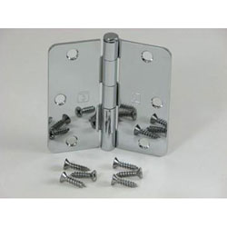 Polished Chrome 3.5-inch Door Hinge