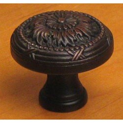 Decorite Floral Oil-rubbed Bronze Cabinet Knob
