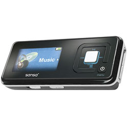 Multimedia  Player on Sandisk Sansa C240 1gb Black Multimedia Mp3 Player   Overstock Com
