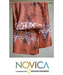 Batik 'Earth' Shawl (Indonesia)