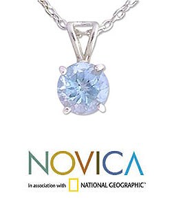 Blue Topaz 'Heaven's Promise' Necklace (India)