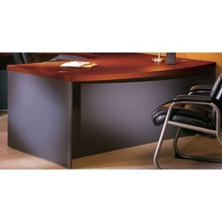 Mayline Aberdeen 72-inch Cherry/ Graphite Desk