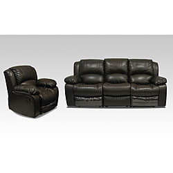 Bridgeport Leather Sofa Recliner and Chair Set