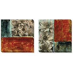 Sara Abbott 'Bourgeon' Gallery-wrapped Art Set