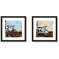 Ganucheau 'Personal Transportation' Framed Art Set