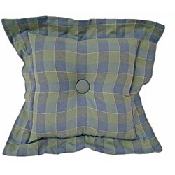 Blue Plaid Throw Pillows (Set of 2)