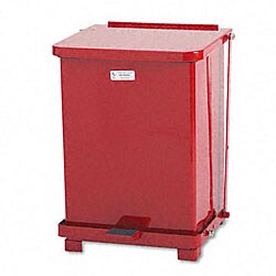 Defenders 7-gallon Biohazard Steel Step Can