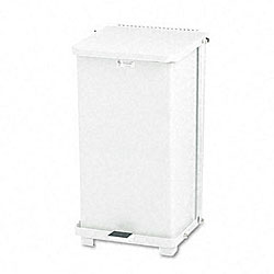 Defenders 12-gallon Biohazard Steel Step Can
