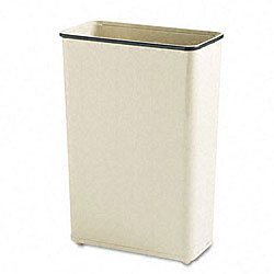 Fire-Safe 24-gallon Steel Rectangular Trash Can