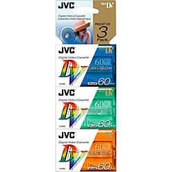 JVC MiniDV Videocassette (Pack of 3)