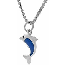 Sterling Silver Child's Dolphin Necklace