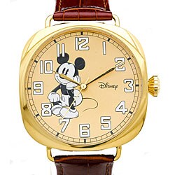 Disney Everlasting Mickey Mouse Men's Goldtone Watch