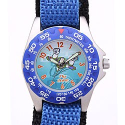 Disney Racing Buzz Lightyear Boys Velcro Watch