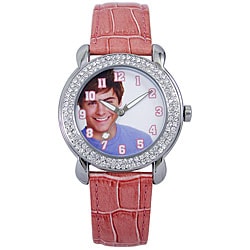 Disney Troy Bolton Women's Pink Strap Watch