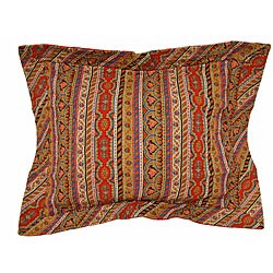 French Paisley Stripe Throw Pillows (Set of 2)