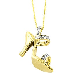 ... High-heel Necklace - Overstockâ„¢ Shopping - Top Rated Gold Necklaces