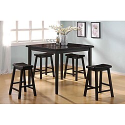 Adams Ebony Counter Dining Set