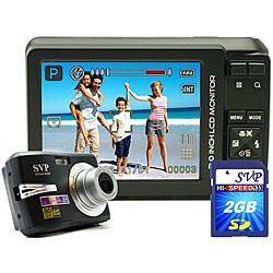 SVP Xthinn-8368-B-2GB 8.0MP CCD Digital Camera
