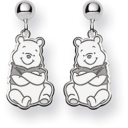 Sterling Silver Disney's Winnie the Pooh Earrings
