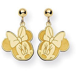 Disney Goldplated Minnie Mouse Earrings