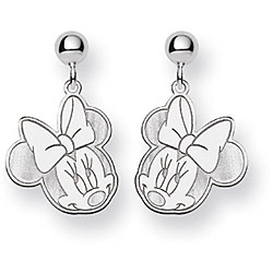 Sterling Silver Disney's Minnie Mouse Earrings