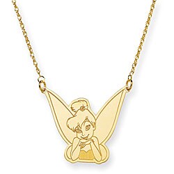 Goldplated Disney's Tinker Bell Necklace