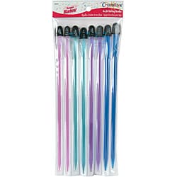 Crystalites Acrylic 10-inch Knitting Needle Assortment