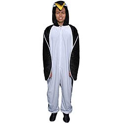 Adult Penguin Jumpsuit Costume-Image