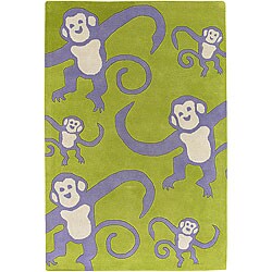 Hand-tufted Toddler Novelty Area Rug (5' x 7'6)