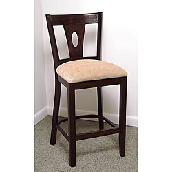 Walnut Tear Drop Counter Stool