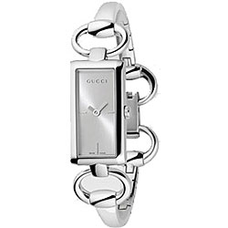 Gucci Tornabuoni Rectangular Silver Dial Watch
