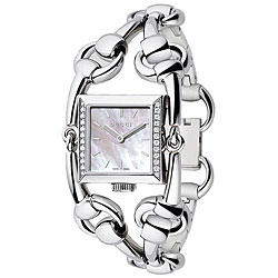 Gucci Womens Signoria White Dial Diamond Bracelet Watch