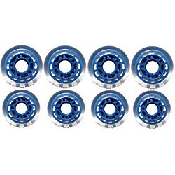 72-80mm 78a Blue Inline Wheels HiLo Set