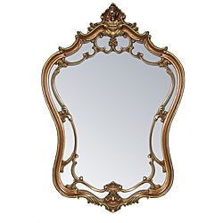 gold antique mirror