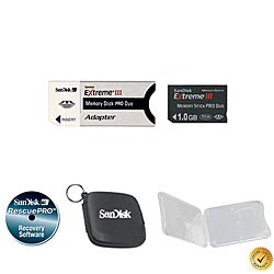 SanDisk SDMSPDX31024901 Pro Duo Kit (Case of 2)