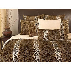 Bedspreads Queen on Microplush Cheetah Print Queen Size 3 Piece Comforter Set   Overstock