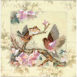 Birds of Harmony Crewel Kit