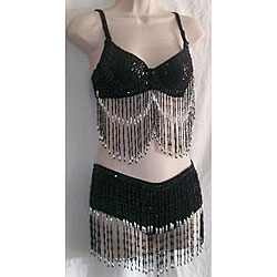 Bad Sushi Black Belly Dancing Costume