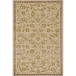 Amelia Ivory Wool Rug (3'6 x 5'6)