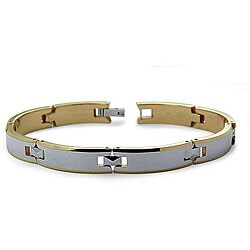 Men's Tungsten Carbide Two-tone Bracelet (8.3 mm)