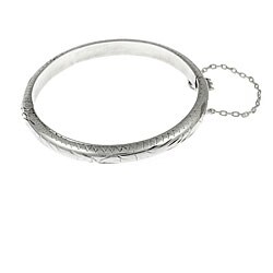 Sterling Silver Baby Bangle Bracelet