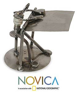 Iron 'Rustic Architect' Statue (Mexico)